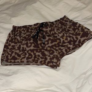 The upside leopard sport shorts